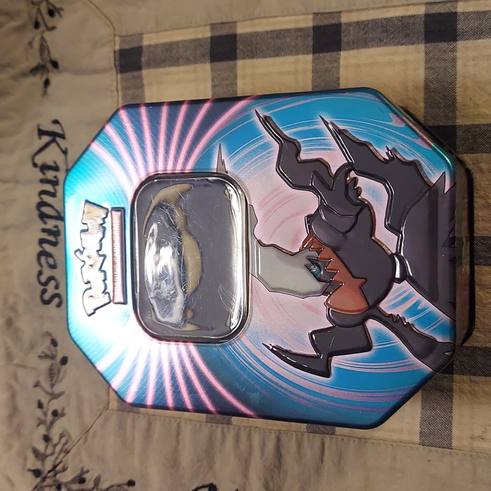 ❤️ Pokemon Trading Card Game 2021 Darkrai Knock Out Empty Collector's Deck Tin